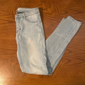 Light wash jeans